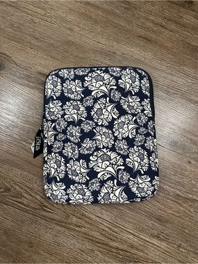 Navy Floral Tablet Sleeve
